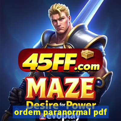 ordem paranormal pdf